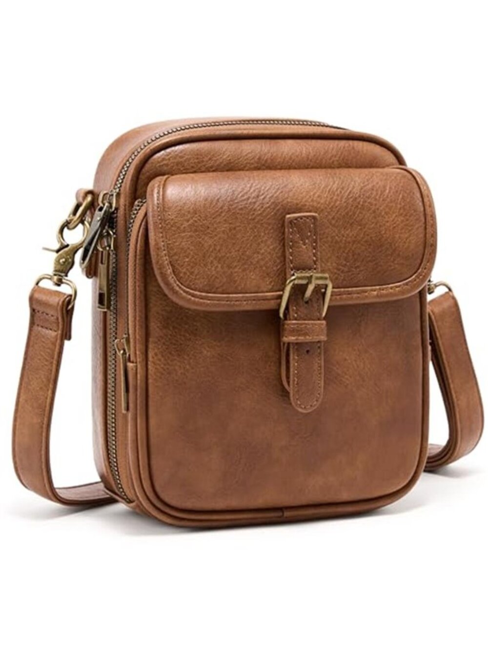Womens RFID Crossbody Bag Vegan Leather Cell Phone Wallet Purse Card Holder